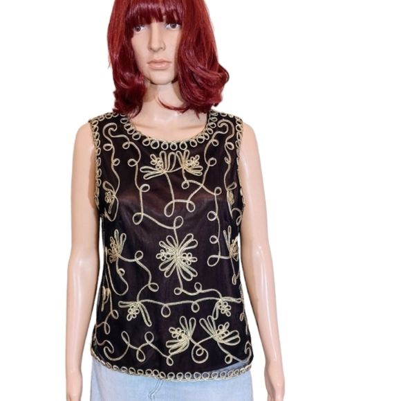 Vintage Sophie Chang Embroidered Top - Picture 3 of 7